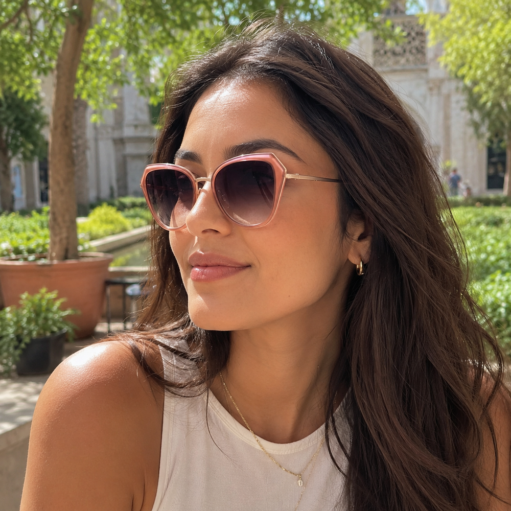 Bulget - Lunettes de Soleil Papillon Multicolore Dore — Bulget | Lunettes de soleil UV400