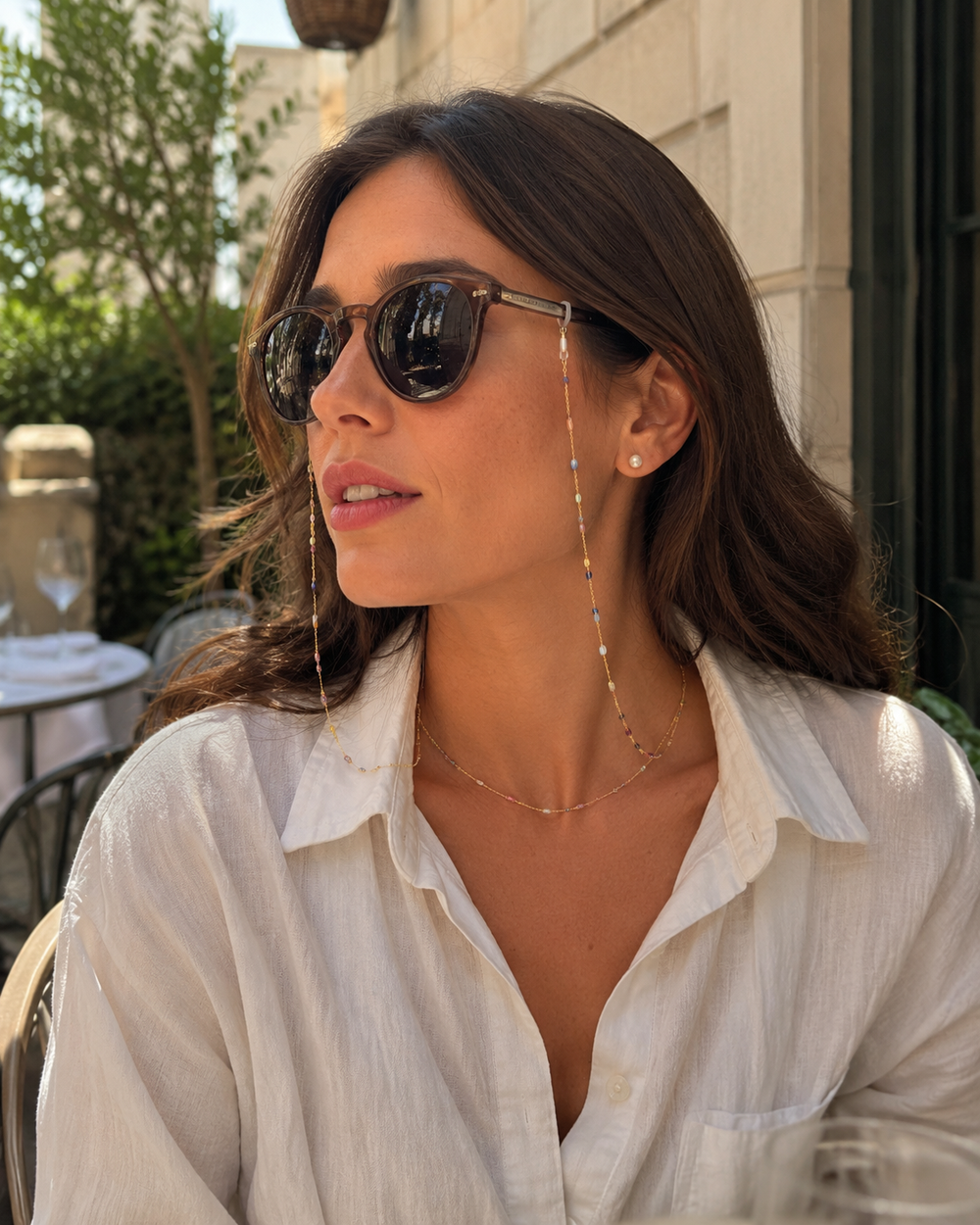 Cordon de Lunettes NDL1747 - Retenue Optique Luxe (vue 4) — View Optik | View Optik