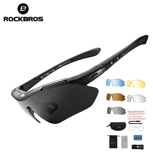 ROCKBROS Eyewear Polarized Sports 5 Lens — eprolo | Lunettes de soleil UV400