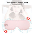 Masseur Bluetooth Smart Vibration Masseur oculaire — Appareil de soin des yeux à compression chaude · Musique intégrée · Lunettes pliables de protection visuelle (vue 3) — eprolo | View Optik