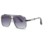 Stylish Double Beam Cut Edge Metallic Sunglasses Men's Fashion Sunglasses (vue 7) — eprolo | View Optik