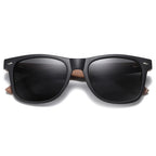 AV Eyewear Wooden walnut bamboo polarized sunglasses — eprolo | Lunettes de soleil UV400