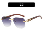 AV Eyewear WOODEN Polygonal Leopard (vue 4) — eprolo | View Optik