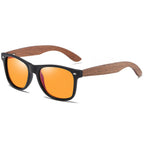 AV Eyewear Wooden walnut bamboo polarized sunglasses (vue 4) — eprolo | View Optik