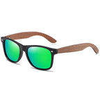 AV Eyewear Wooden walnut bamboo polarized sunglasses (vue 6) — eprolo | View Optik