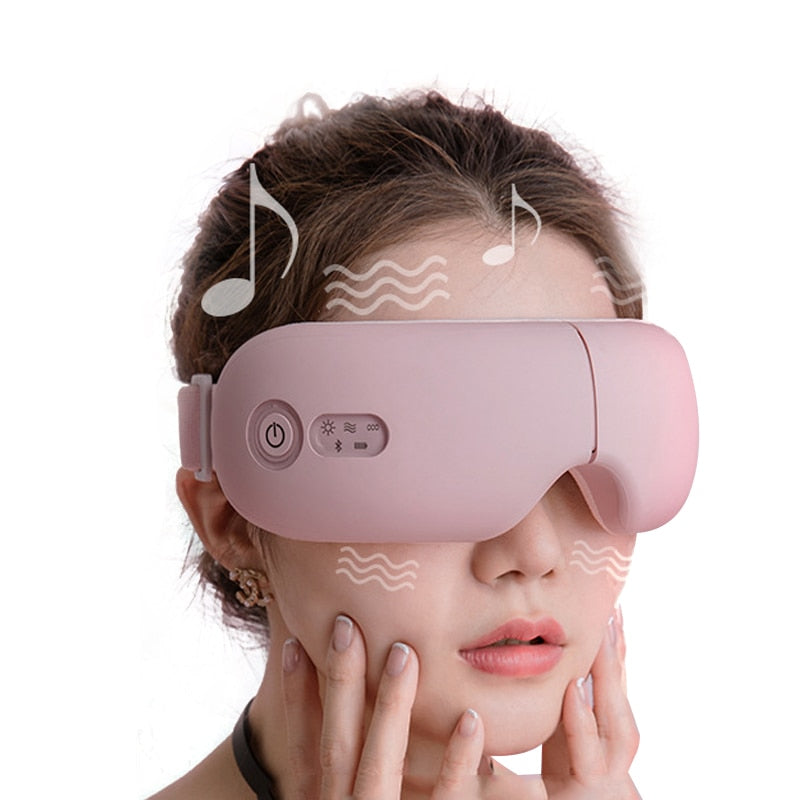 Masseur Bluetooth Smart Vibration Masseur oculaire — Appareil de soin des yeux à compression chaude · Musique intégrée · Lunettes pliables de protection visuelle — eprolo | Lunettes de soleil UV400