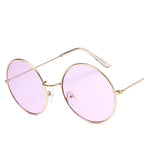 AV Eyewear Alloy Mirror Sunglasses Retro Dessin Rose Round (vue 2) — eprolo | View Optik