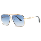 Stylish Double Beam Cut Edge Metallic Sunglasses Men's Fashion Sunglasses (vue 4) — eprolo | View Optik