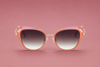 Bulget - Lunettes de Soleil Papillon Multicolore Dore (vue 2) — Bulget | View Optik