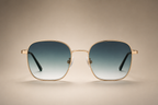 Bulget - Lunettes de Soleil Carre Or Vert (vue 3) — Bulget | View Optik