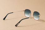 Bulget - Lunettes de Soleil Carre Or Vert (vue 4) — Bulget | View Optik
