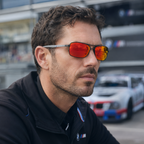BMW Motorsport — Lunettes de Soleil Aviateur Métal Miroir Orange — BMW Motorsport | Lunettes de soleil UV400