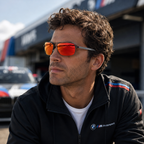 BMW Motorsport — Lunettes de Soleil Aviateur Métal Miroir Orange (vue 6) — BMW Motorsport | View Optik