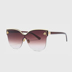Lunettes ROYAL GIRL Oversize Rimless  UV400 (vue 8) — eprolo | View Optik