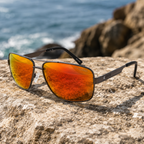 Champion — Lunettes de Soleil Pilote Navigator Métal Brun Verres Polarisés Doré (vue 5) — Champion | View Optik