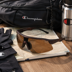 Champion — Lunettes de Soleil Bouclier Sport Polarisées Brun Grappa (vue 4) — Champion | View Optik