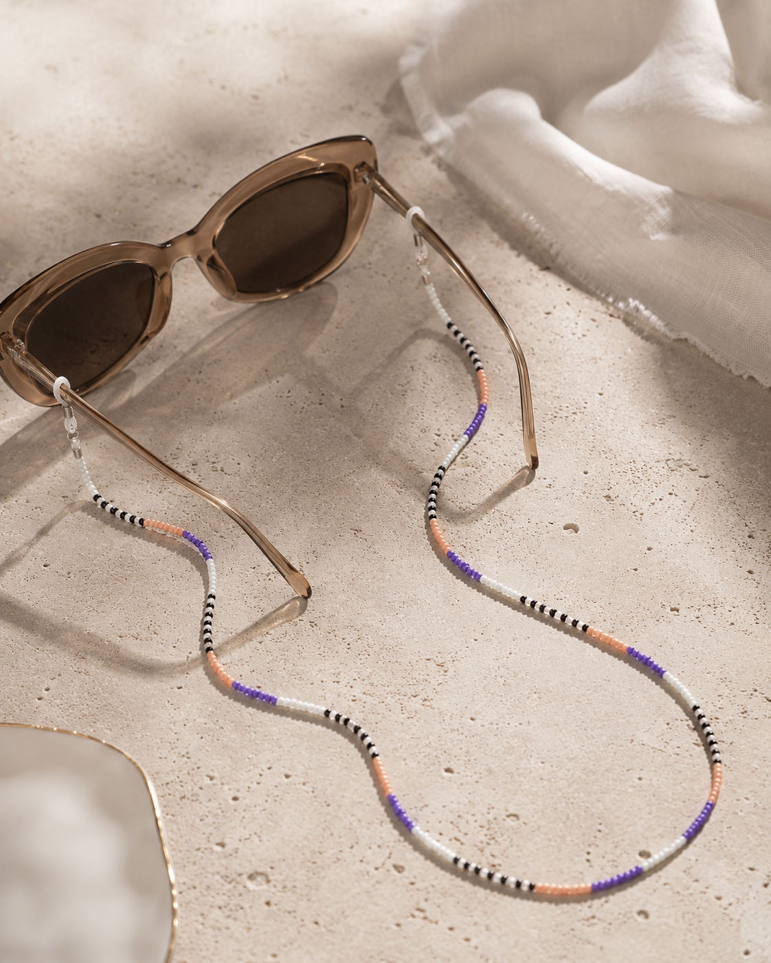 Cordon de Lunettes NDL1744 - Retenue Optique Metal (vue 2) — View Optik | View Optik