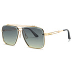 Stylish Double Beam Cut Edge Metallic Sunglasses Men's Fashion Sunglasses (vue 3) — eprolo | View Optik