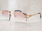OZ Eyewear Francelin S1 Diamond Cut – L'Élégance Sculptée dans la Lumière (vue 2) — Atelier Verone | View Optik