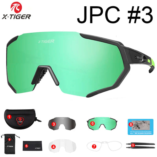 X-TIGER Polarized 5 Road Bike Cycling MTB Goggles (vue 2) — eprolo | View Optik