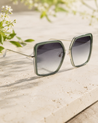 Ana Hickmann - Lunettes de Soleil Oversize Rose Transparent Or (vue 5) — Ana Hickmann | View Optik