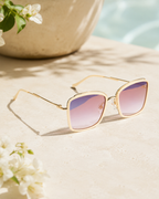 Ana Hickmann - Lunettes de Soleil Elegantes Or Lavande (vue 2) — Ana Hickmann | View Optik