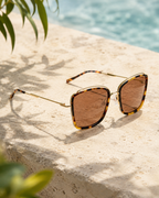 Ana Hickmann - Lunettes de Soleil Elegantes Or Lavande (vue 4) — Ana Hickmann | View Optik