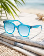 Ana Hickmann - Lunettes de Soleil Carre Bleu Mediterranee (vue 3) — Ana Hickmann | View Optik