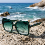 Ana Hickmann - Lunettes de Soleil Oversize Blanc Ivoire (vue 2) — Ana Hickmann | View Optik