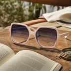 Ana Hickmann - Lunettes de Soleil Oversize Blanc Ivoire (vue 4) — Ana Hickmann | View Optik