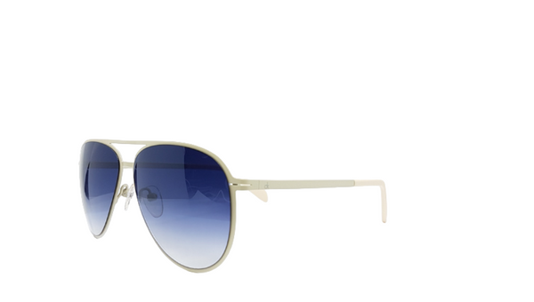 Calvin Klein, Calvin Klein, Lunettes de soleil, 2138S/56, Ivoire, Pour hommes